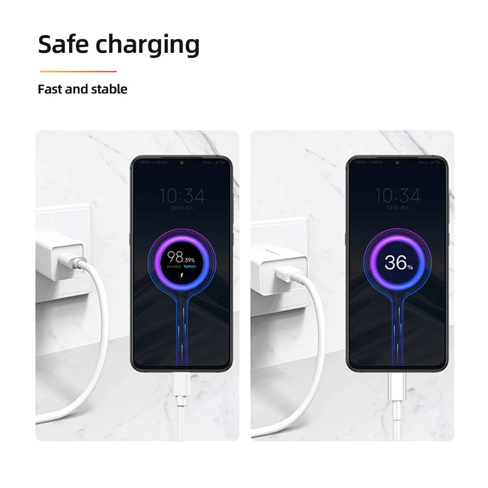 33W Turbo Charge Cable USB-Type C