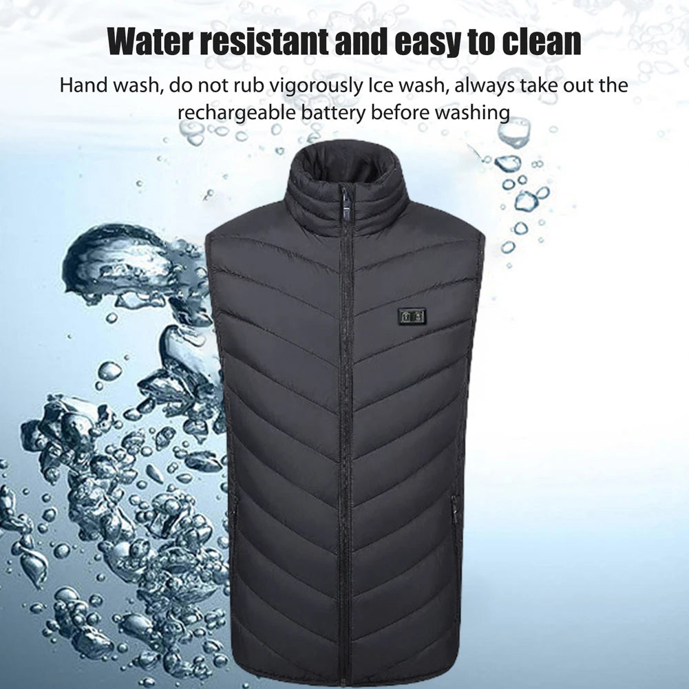 Unisex Electric Heating Gilet 3 Temperature Mode for Outdoor