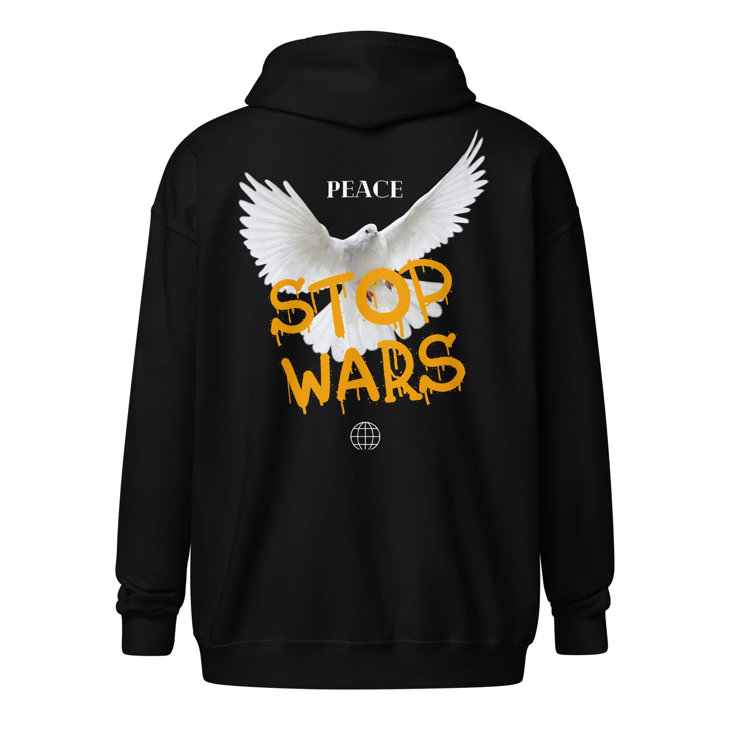 Unisex heavy blend zip hoodie STOP WAR