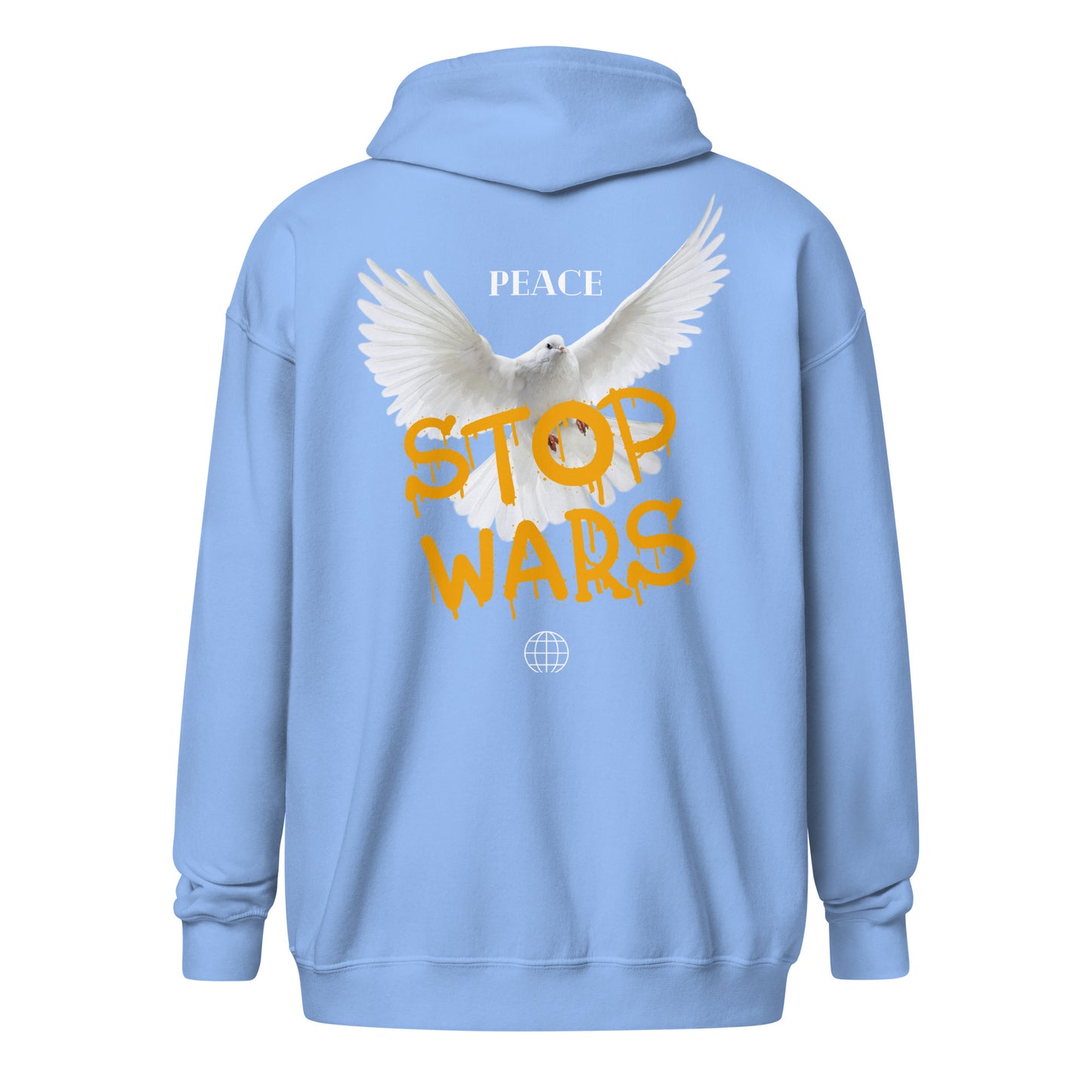 Unisex heavy blend zip hoodie STOP WAR