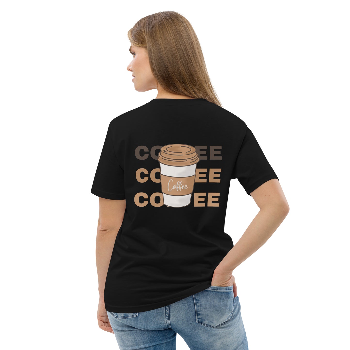 Unisex organic cotton t-shirt Coffe