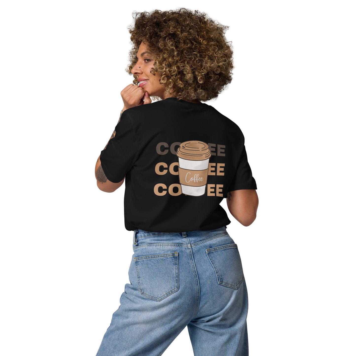 Unisex organic cotton t-shirt Coffe