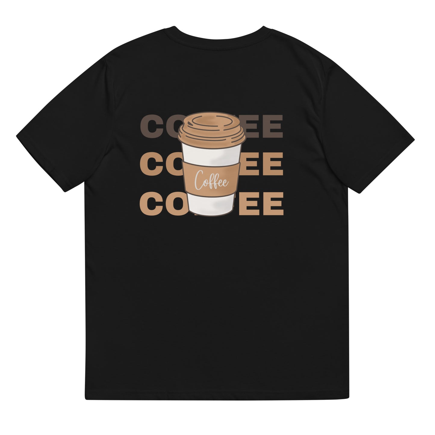 Unisex organic cotton t-shirt Coffe