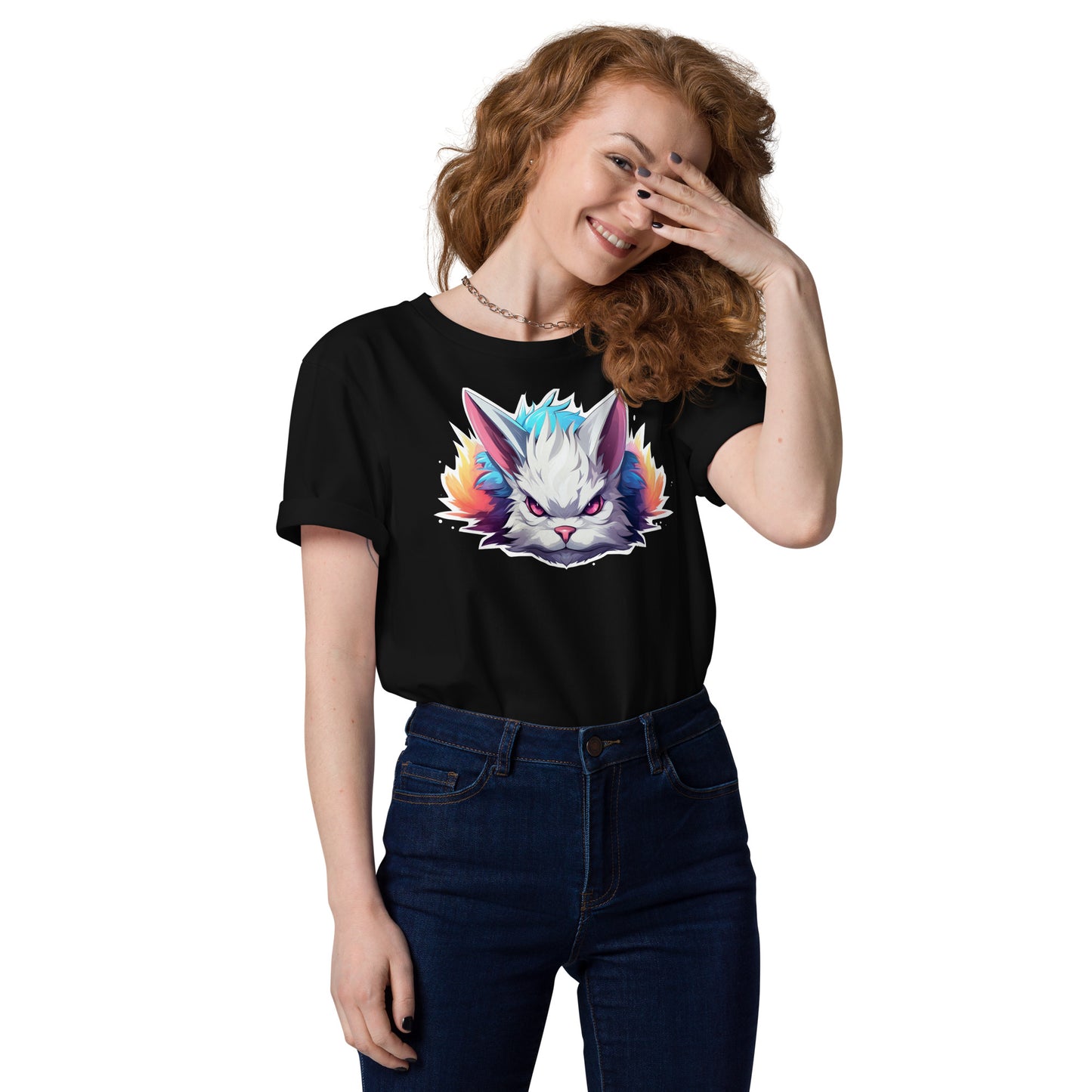 Unisex organic cotton t-shirt Cat