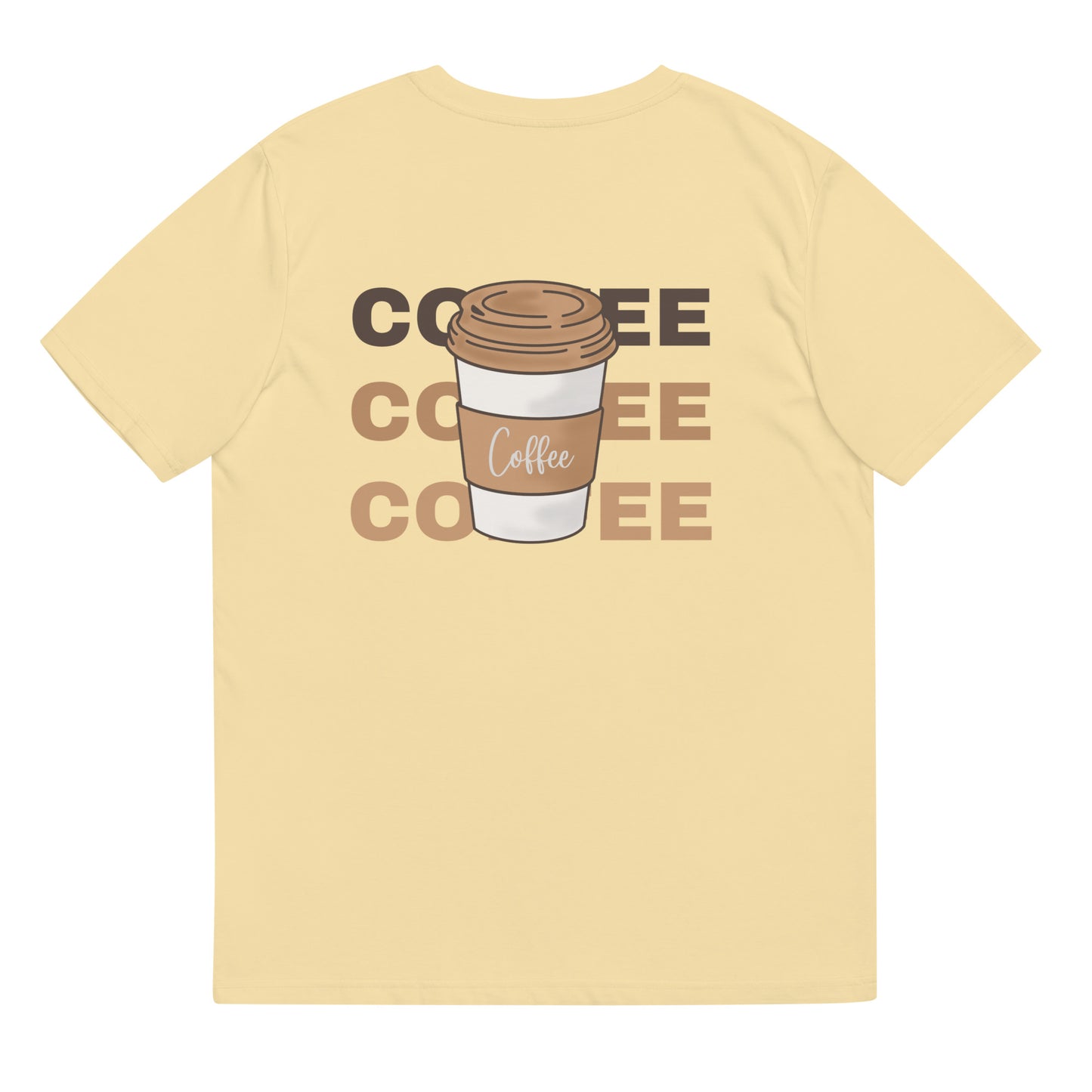 Unisex organic cotton t-shirt Coffe