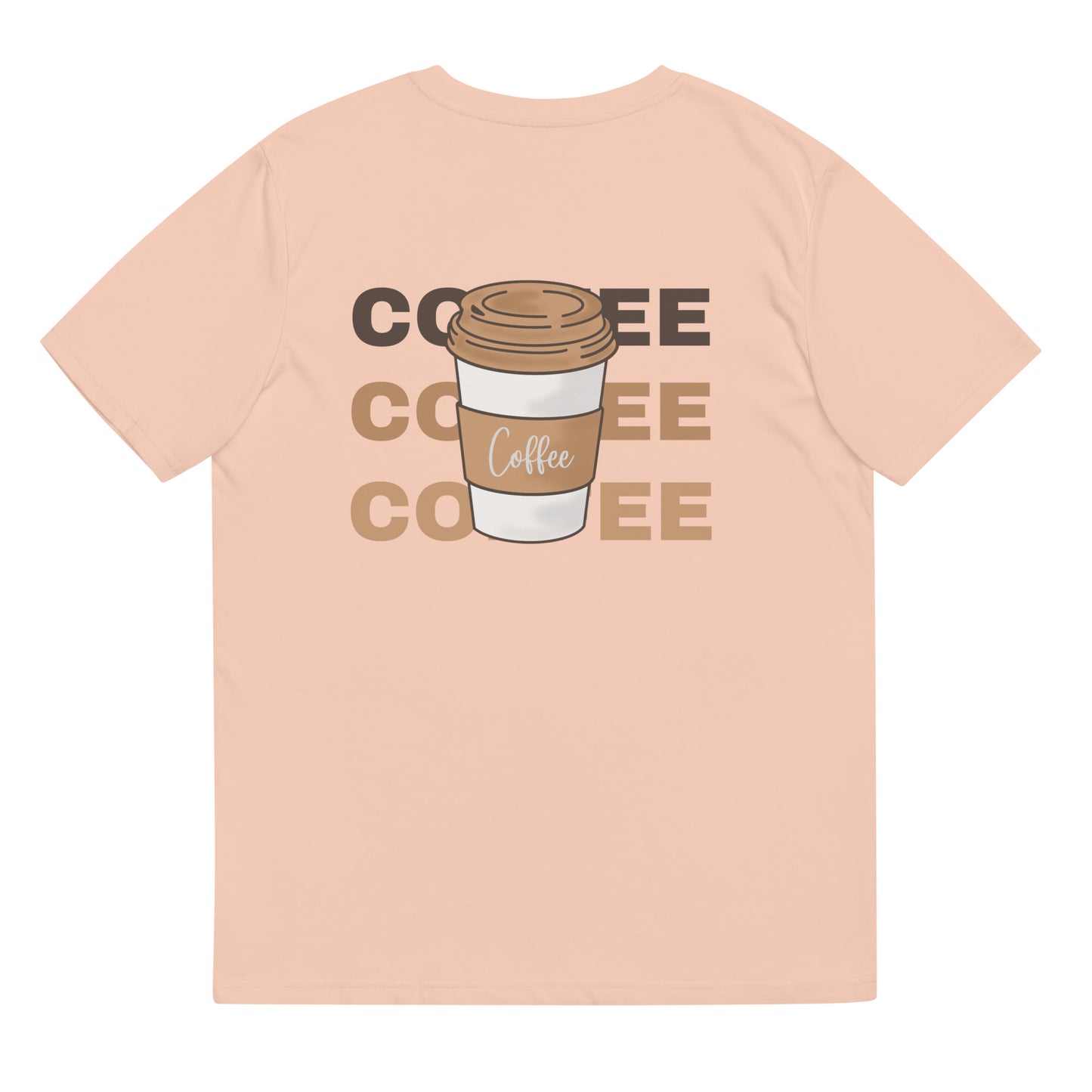 Unisex organic cotton t-shirt Coffe