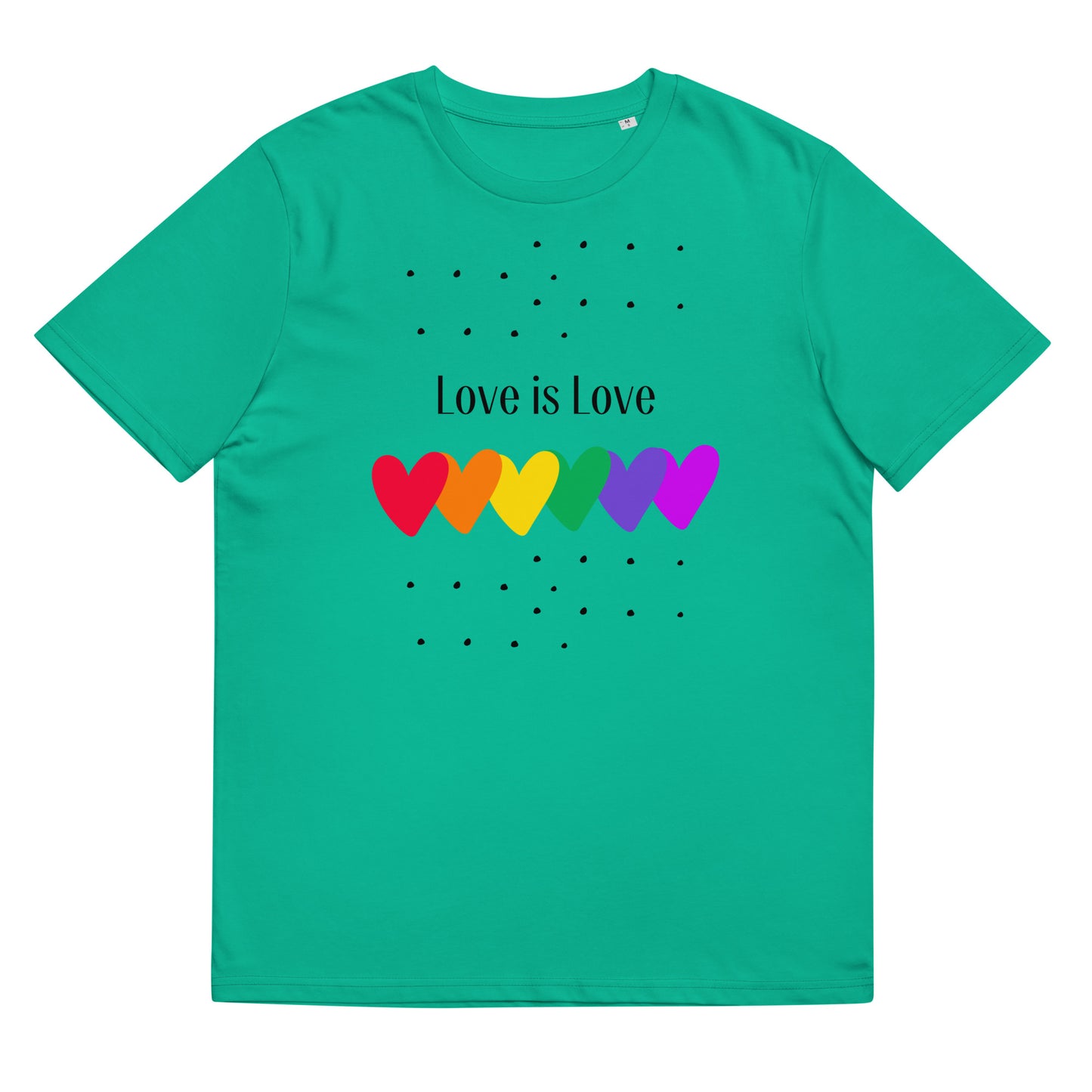 Unisex organic cotton t-shirt Love is Love