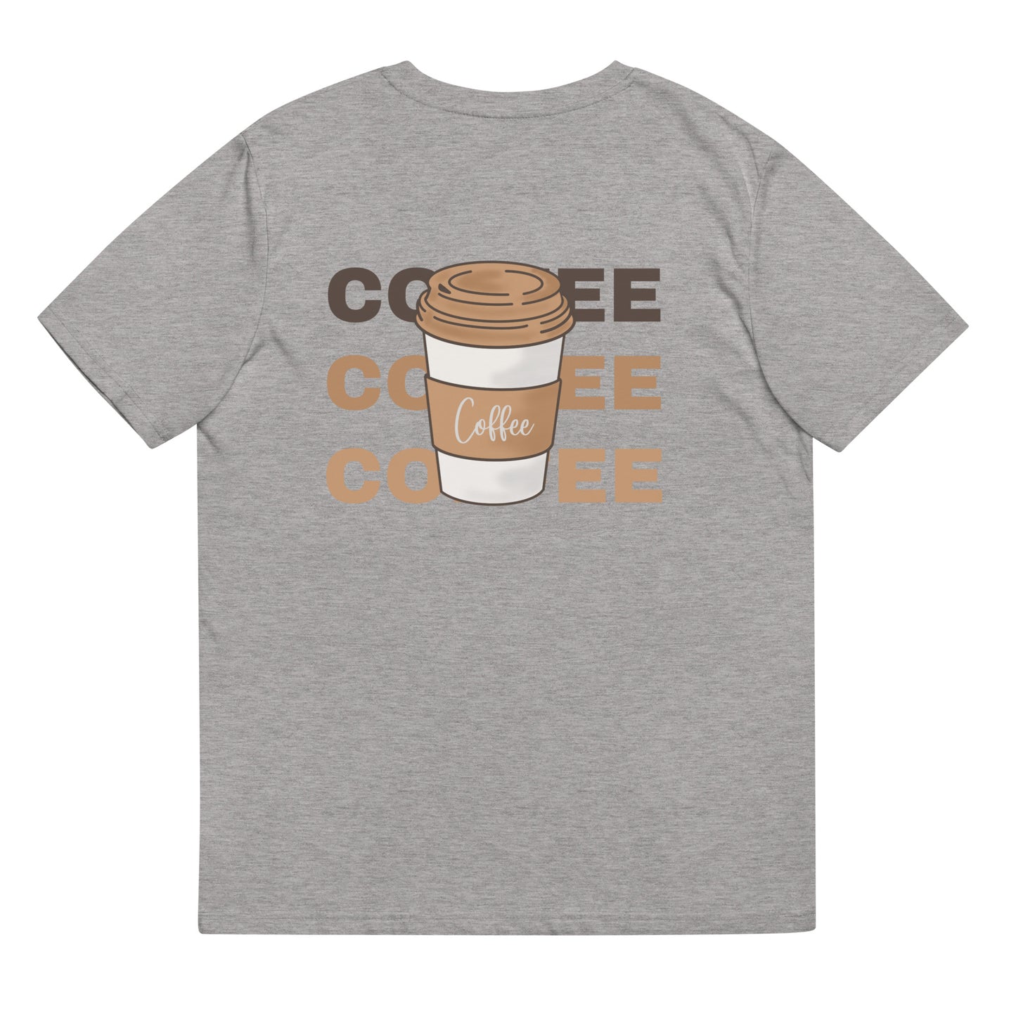 Unisex organic cotton t-shirt Coffe