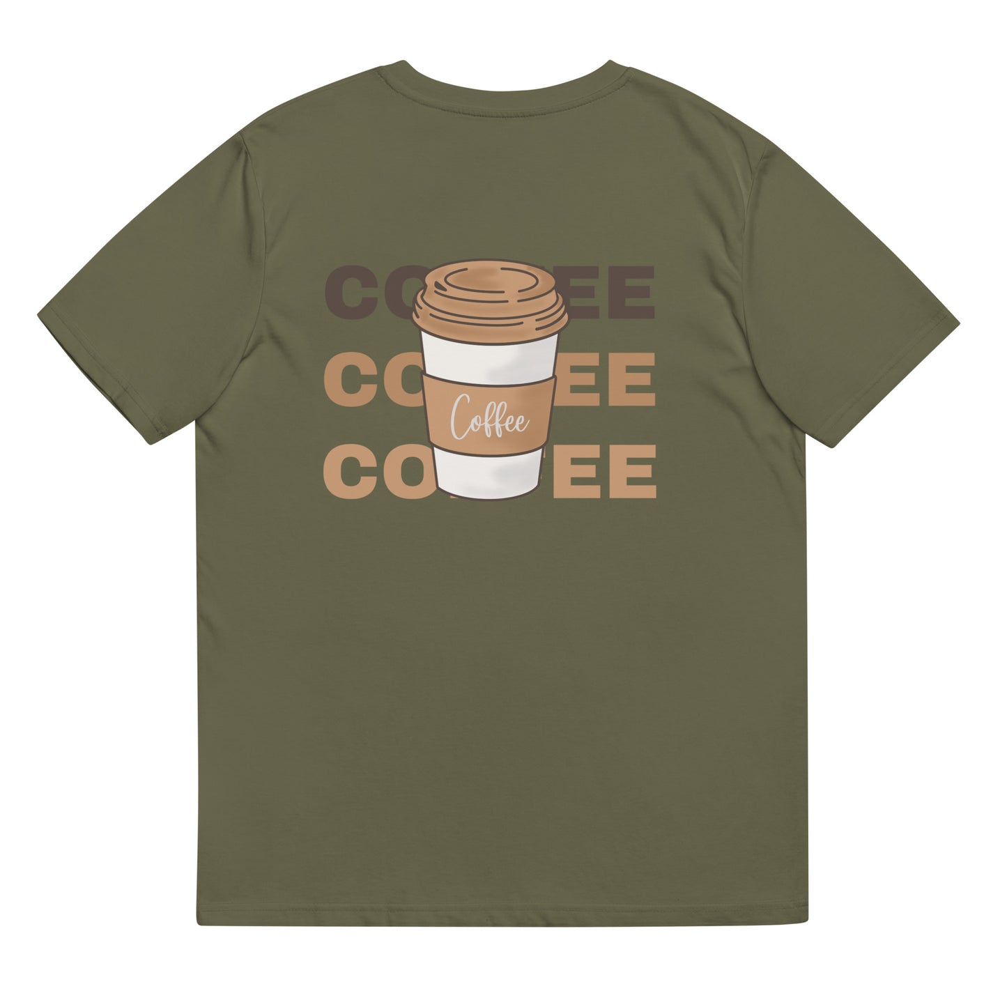 Unisex organic cotton t-shirt Coffe