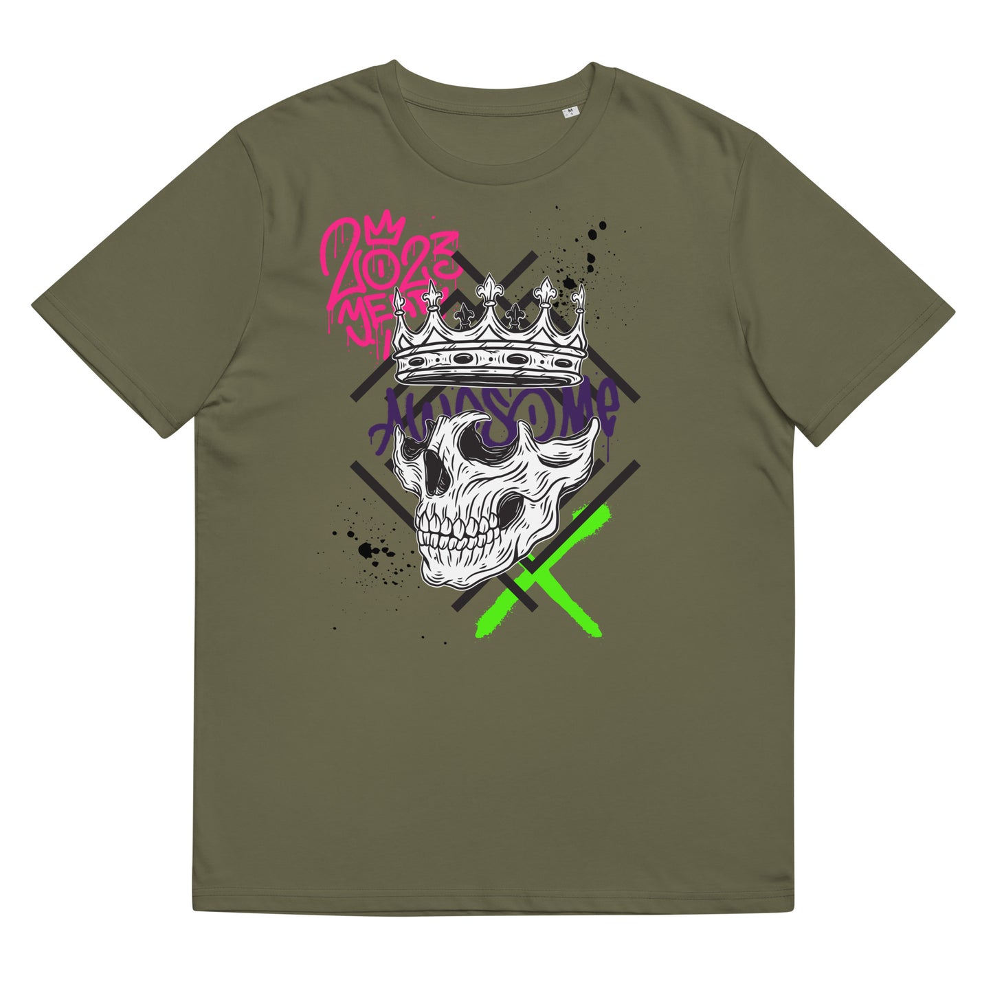 Unisex organic cotton t-shirt Skull