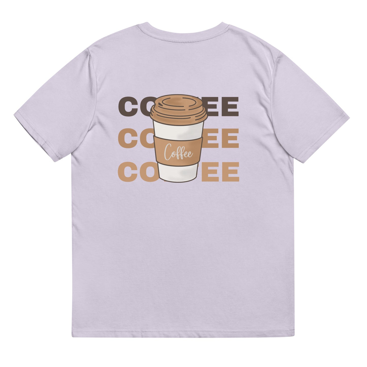 Unisex organic cotton t-shirt Coffe