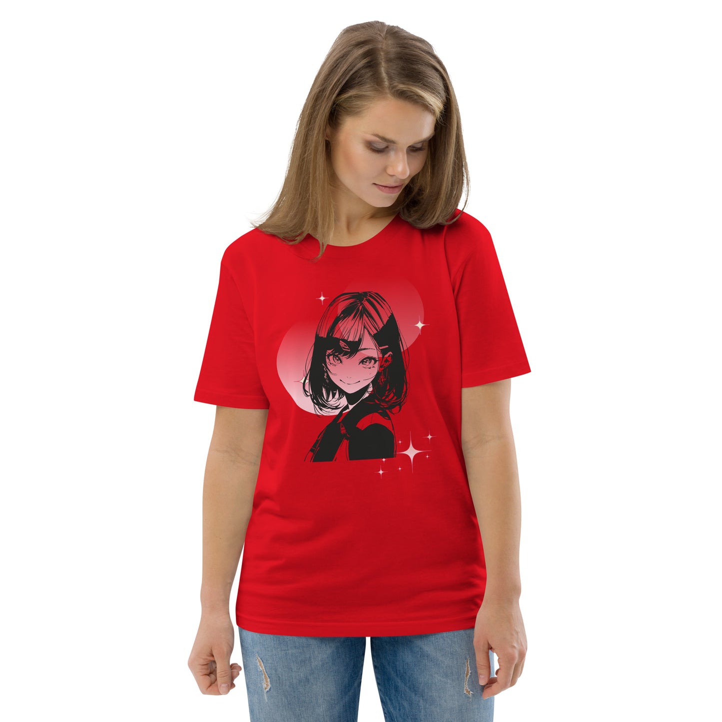 Unisex organic cotton t-shirt Manga Girl