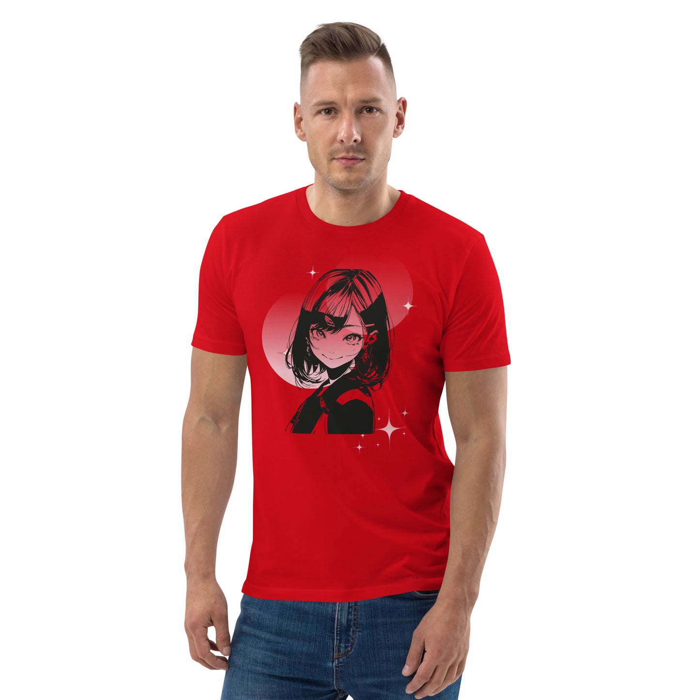 Unisex organic cotton t-shirt Manga Girl