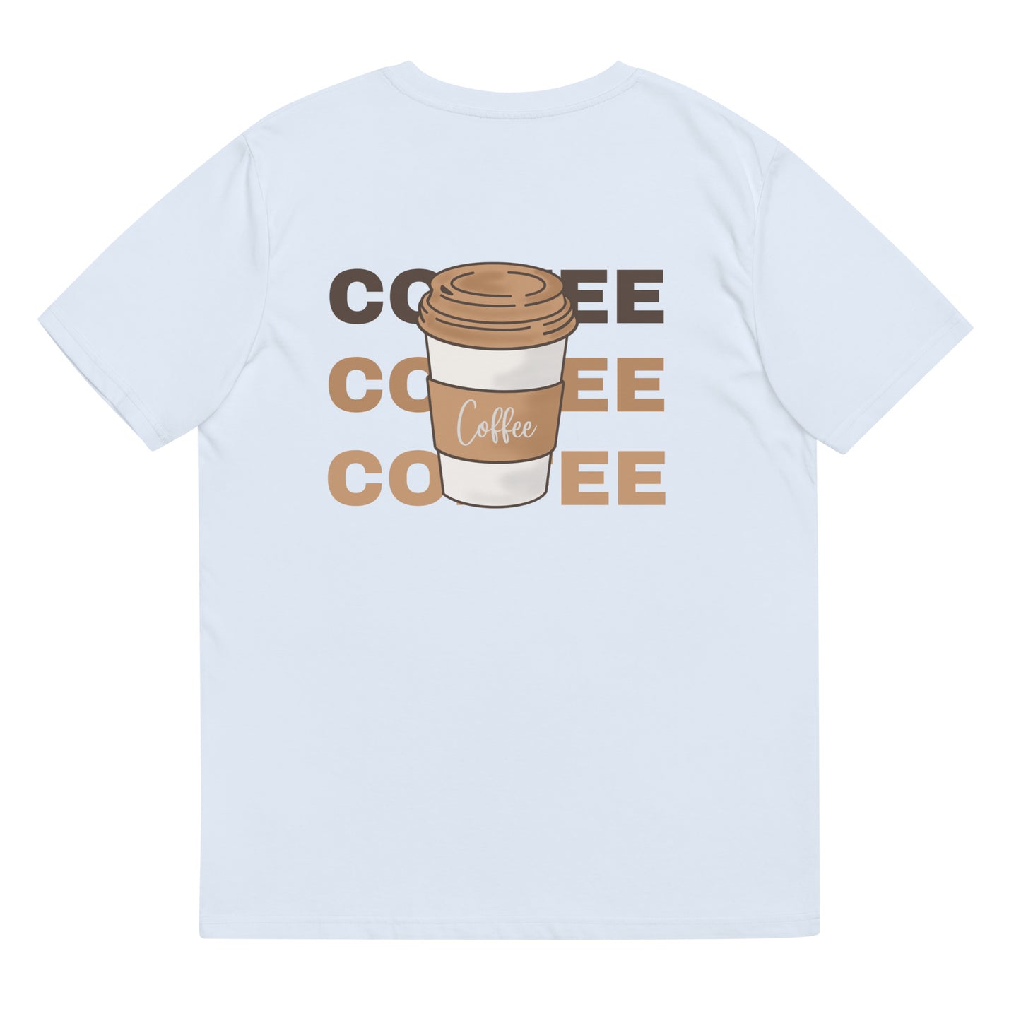 Unisex organic cotton t-shirt Coffe