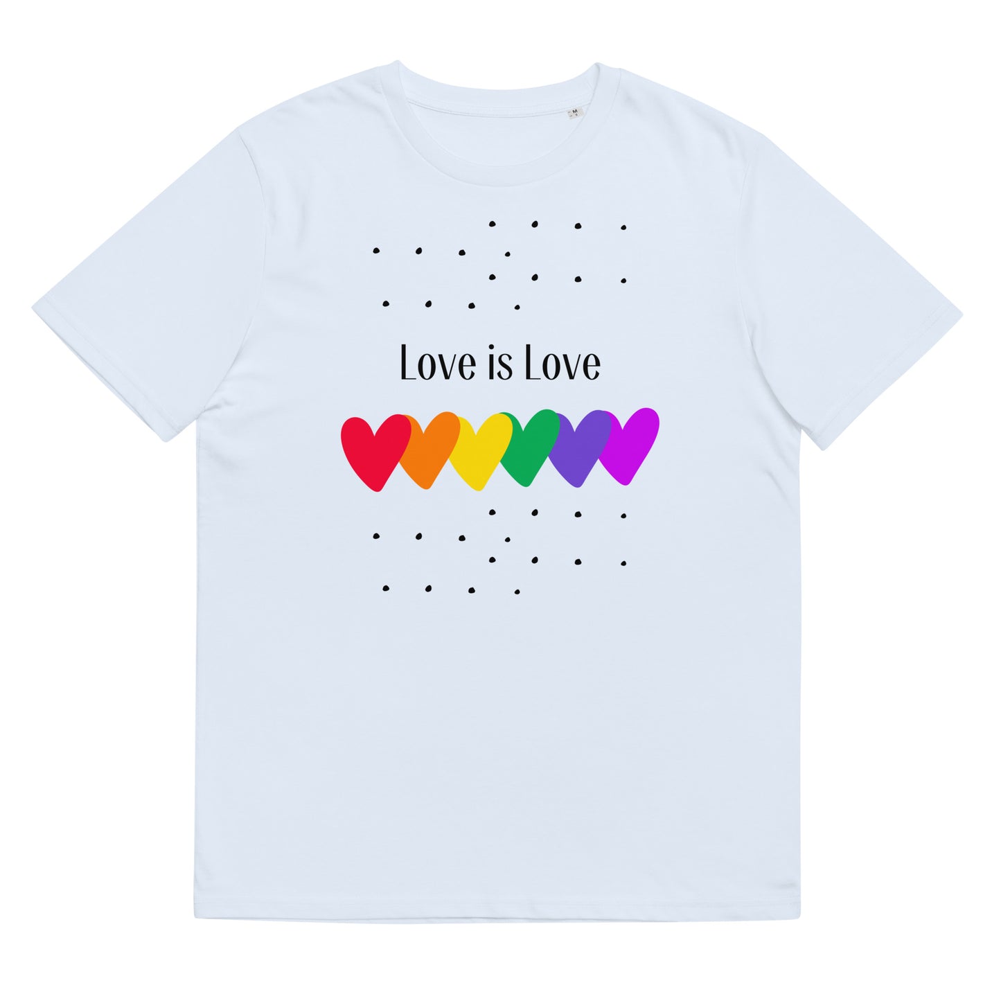 Unisex organic cotton t-shirt Love is Love