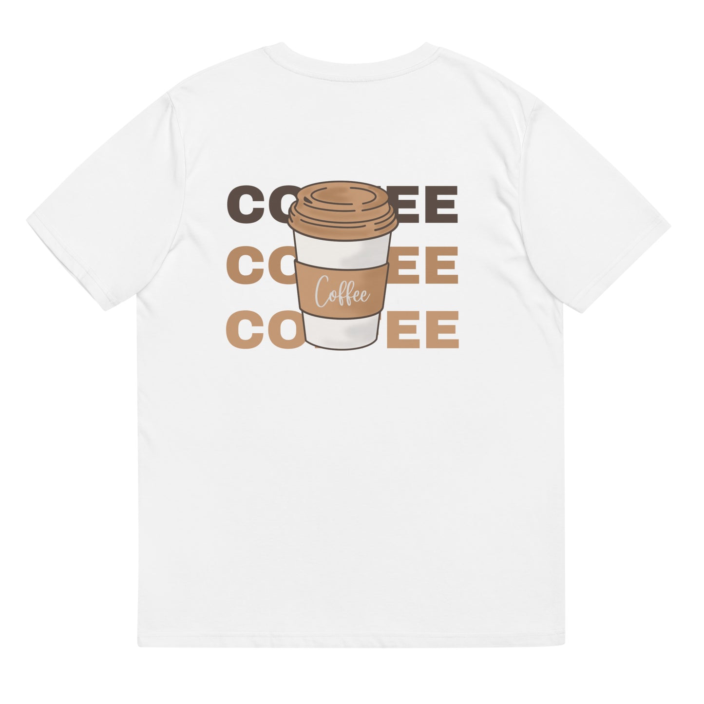 Unisex organic cotton t-shirt Coffe