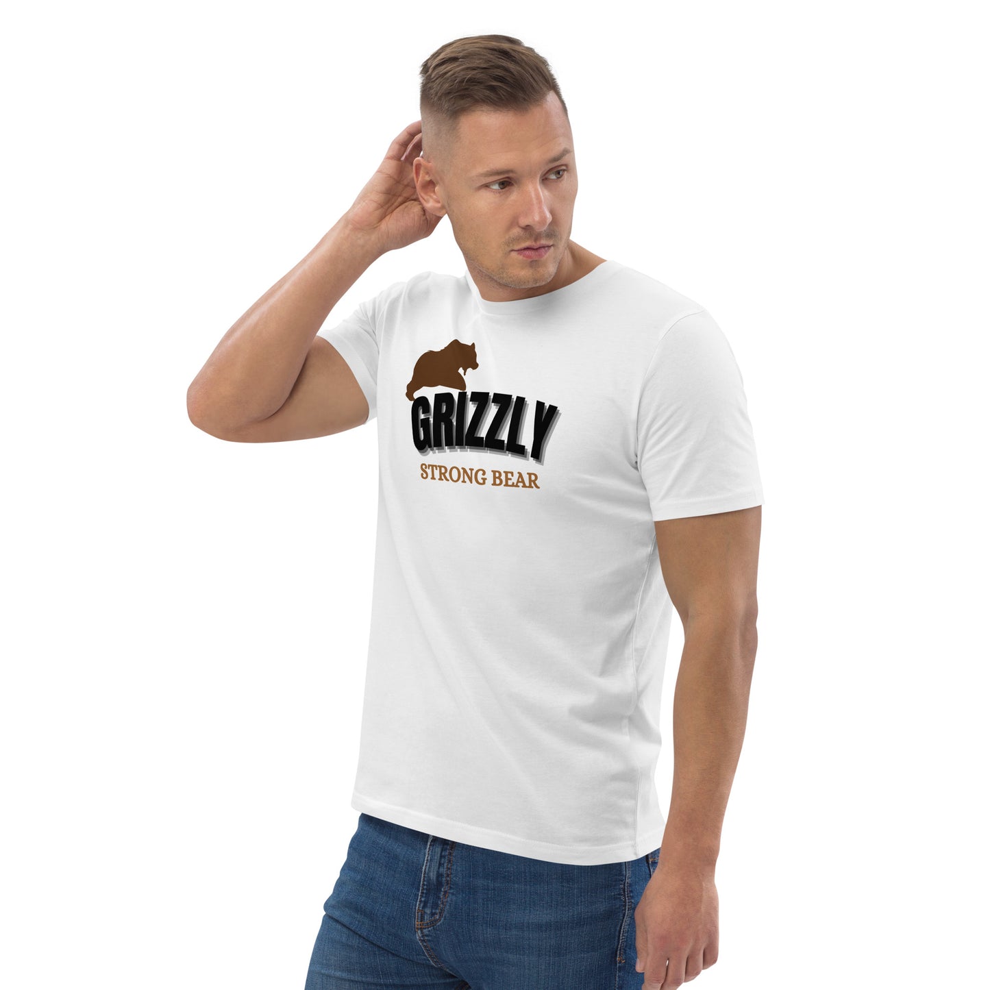 Unisex organic cotton t-shirt Grizzly