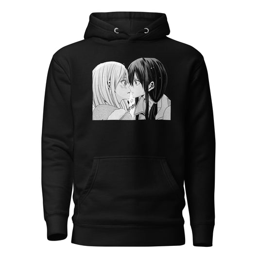 Unisex Hoodie Girl Manga Kiss