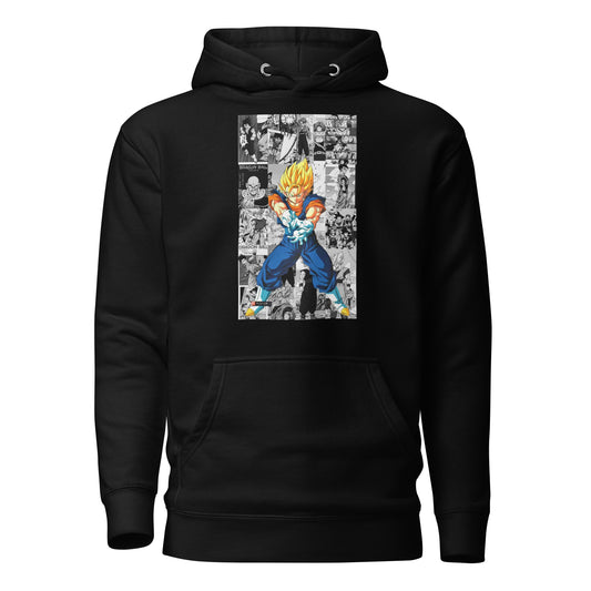 Unisex Hoodie Manga Style Super Saya