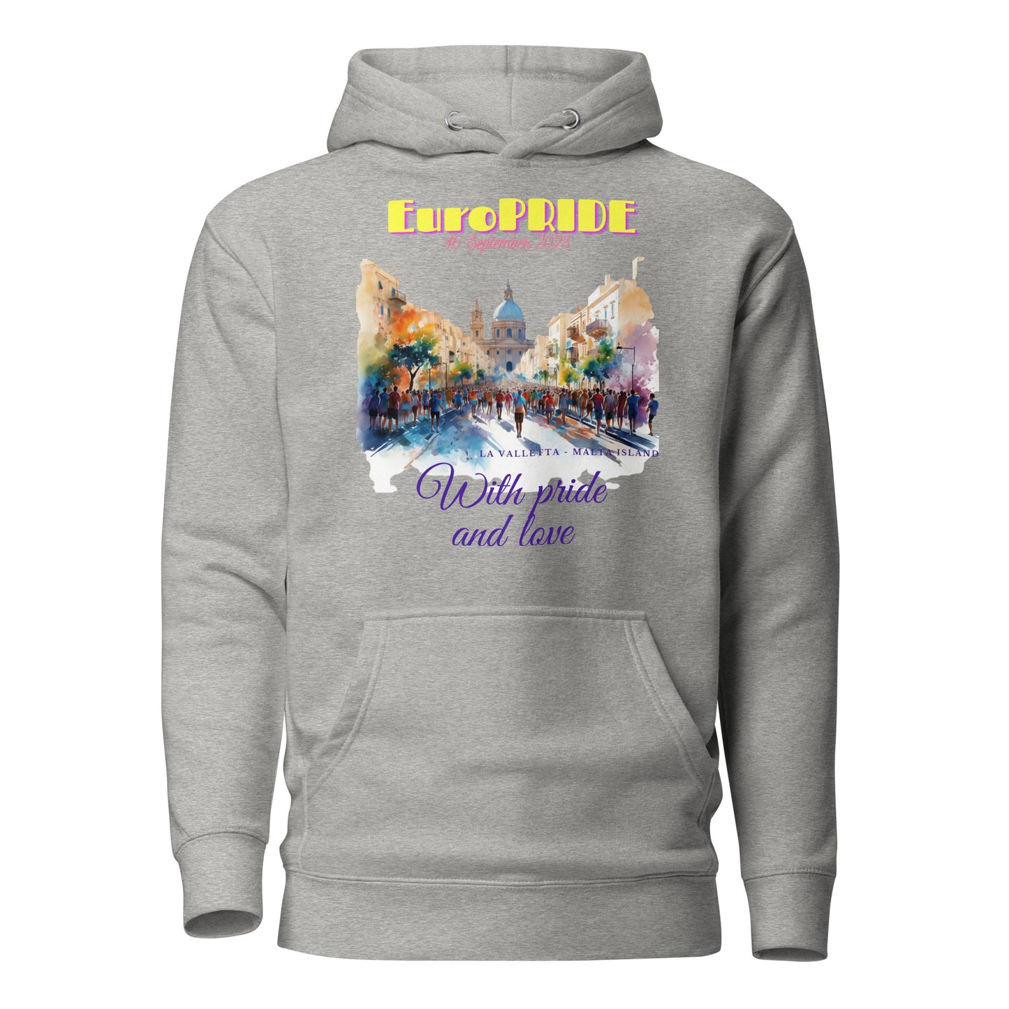 Unisex Hoodie Special for EUROPRIDE MALTA 2023