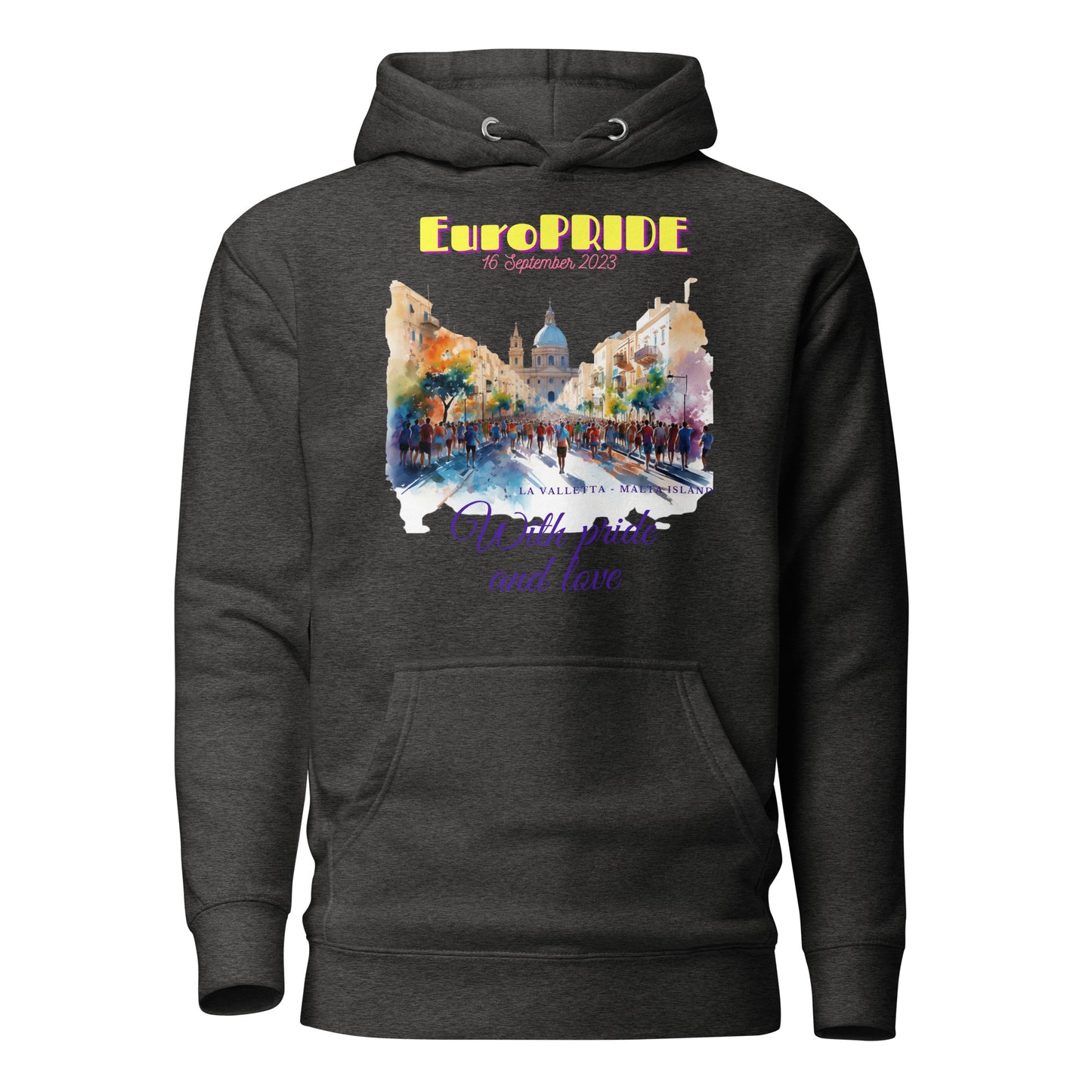 Unisex Hoodie Special for EUROPRIDE MALTA 2023