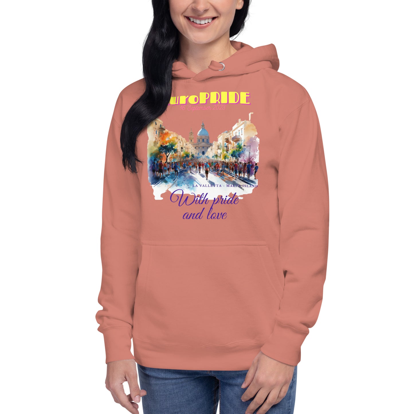 Unisex Hoodie Special for EUROPRIDE MALTA 2023