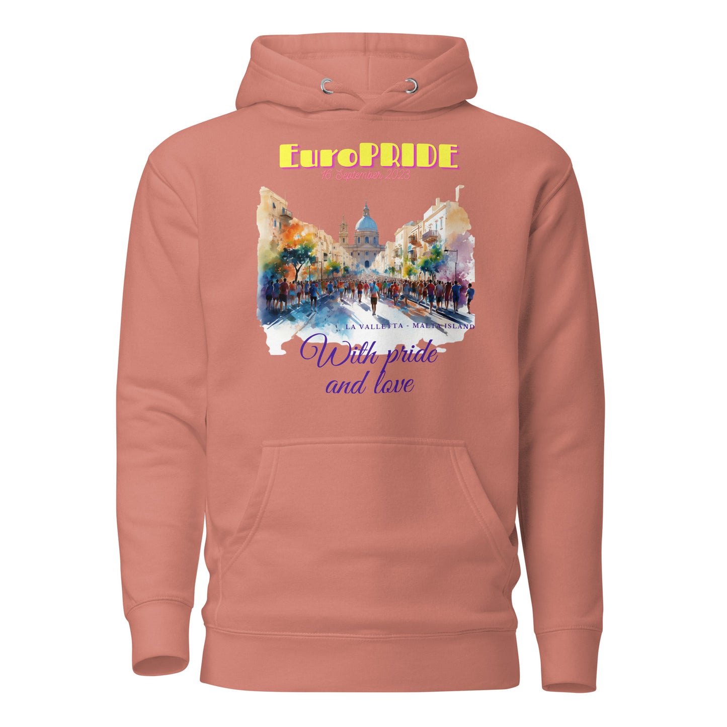 Unisex Hoodie Special for EUROPRIDE MALTA 2023