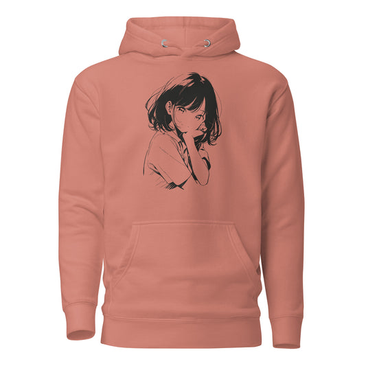 Unisex Hoodie Manga Girl