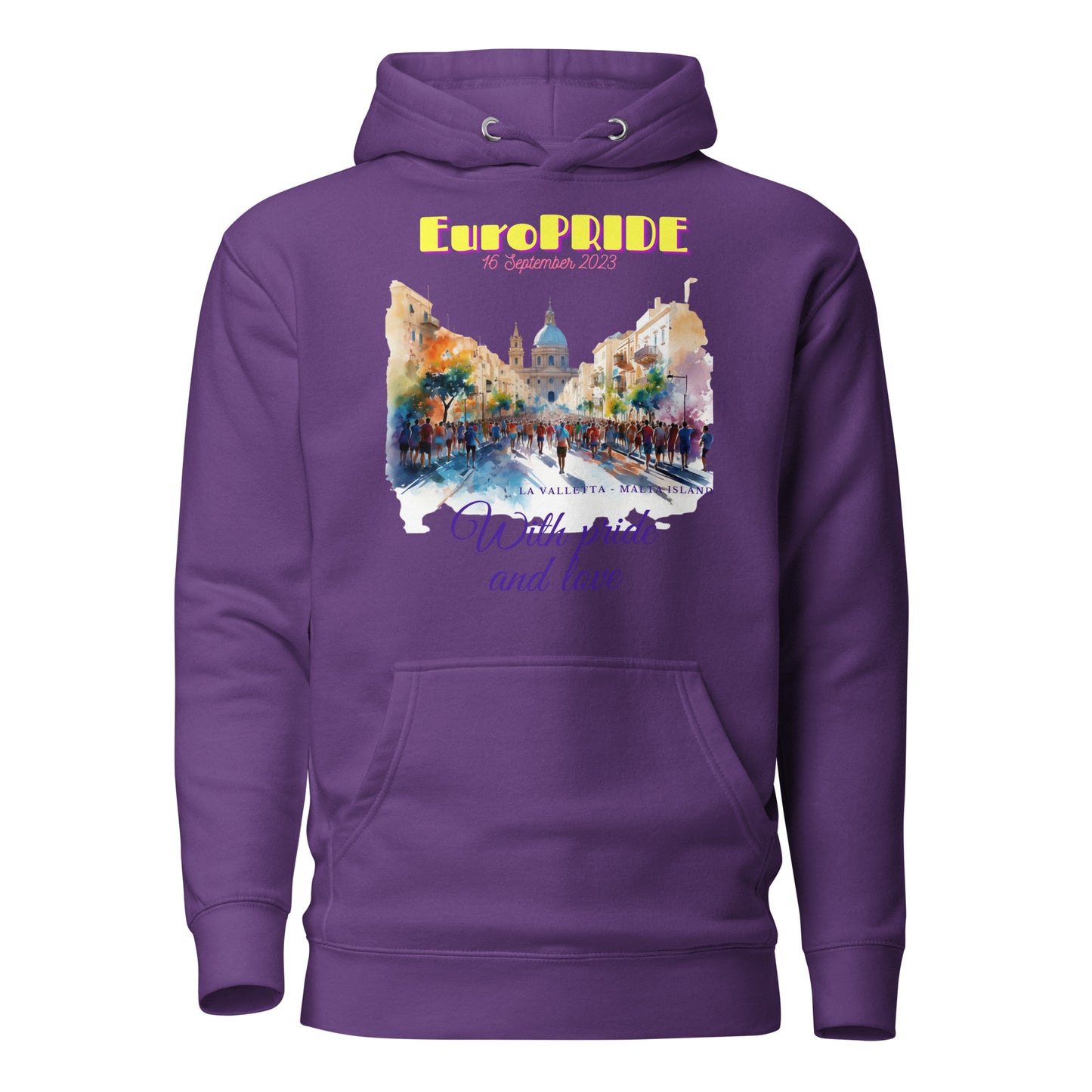 Unisex Hoodie Special for EUROPRIDE MALTA 2023