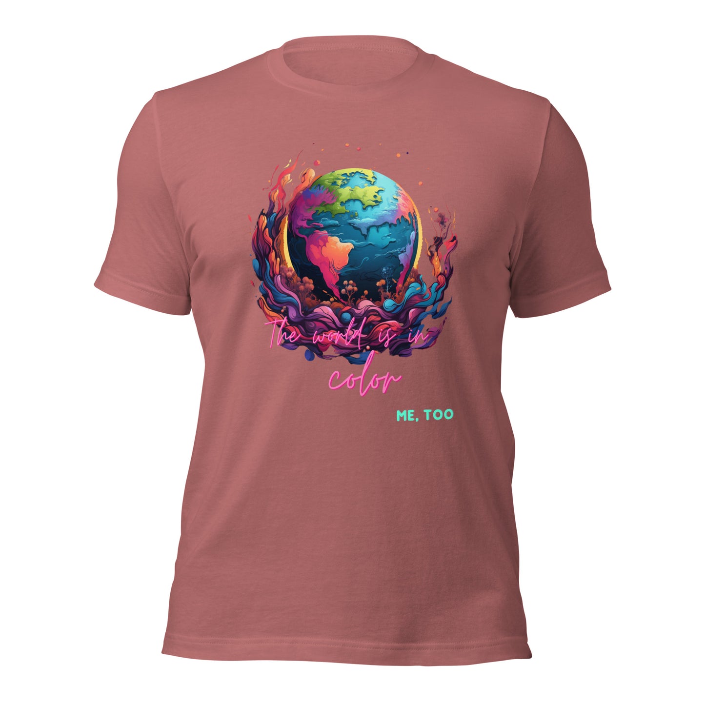 Unisex t-shirt WORLD Colours, Me Too