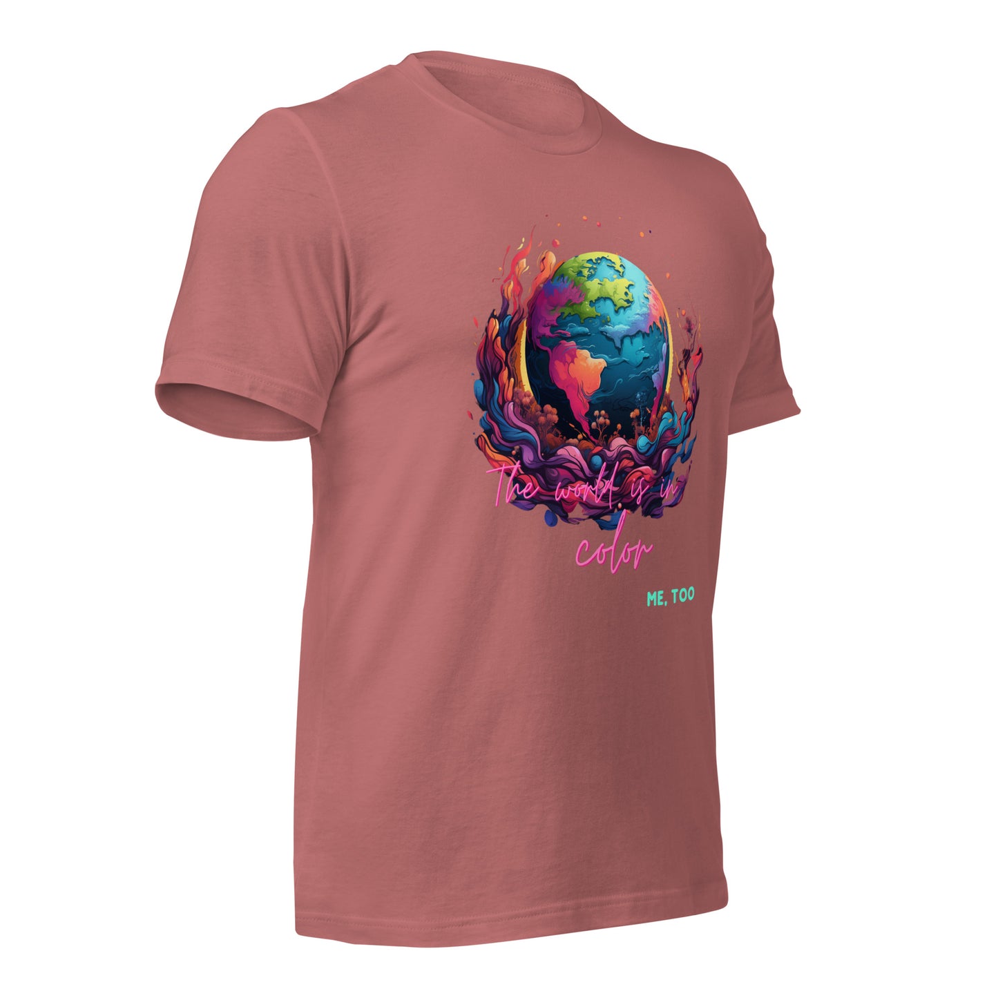 Unisex t-shirt WORLD Colours, Me Too