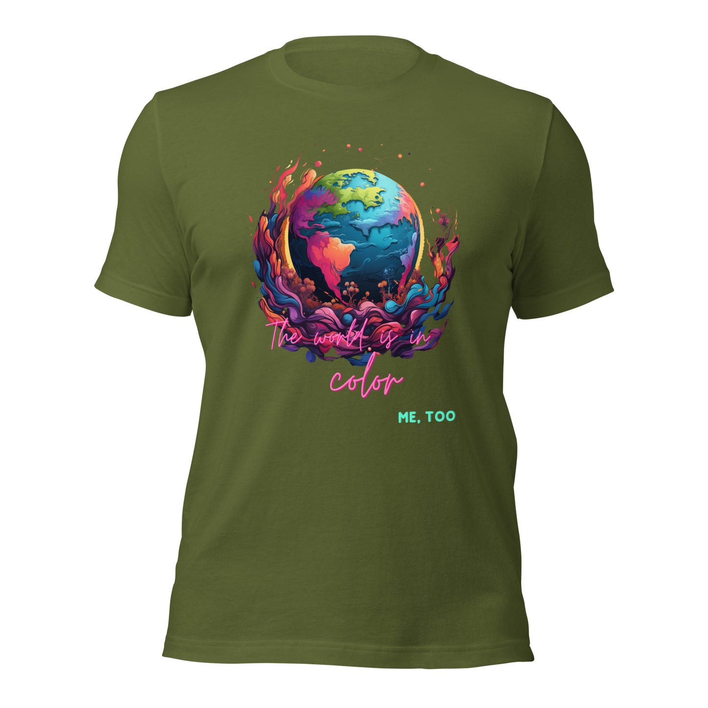 Unisex t-shirt WORLD Colours, Me Too