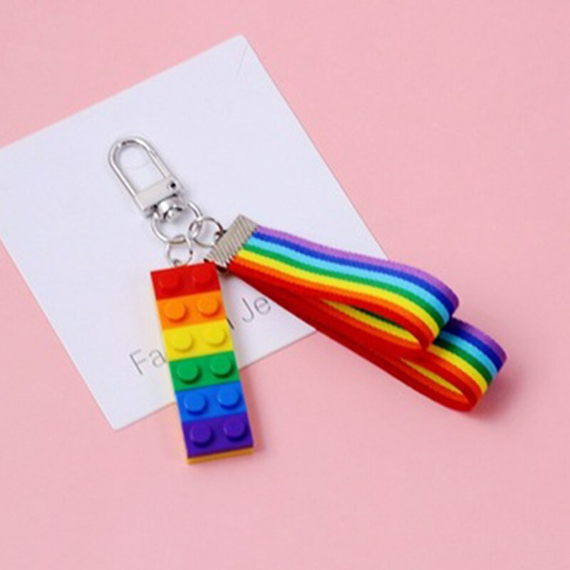 Rainbow Building Brick Key LGBT Gay